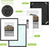 Golden State Art, 8x10 Black Picture Frame, Display Photo 5x7 with Mat or 8 x 10 Without Mat for Wall Mounting, Classic
