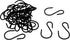 S Hooks for Hanging Plants and Clothes - Heavy Duty Black S Shaped Metal Hooks, 50 Pack