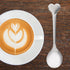 Spoons Silverware 12pcs Coffee Spoon Heart Shaped Spoons Dessert Spoon Stainless Steel Spoon Ice Cream Spoons Tea Spoons Love Spoon for Valentines Day Teaspoons