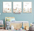 JBZDD 3Pcs Unframed12x16in Wildflower Nursery Wall Art Boho Botanical Flower Sentences Posters Girl Nurseries Print