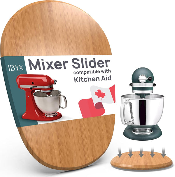 Ibyx Elegant Sliding Tray for Coffee Maker - Heavy Kitchen Appliances, Sturdy, Slides Easily from Under Cabinet
