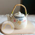 2 Pack Bamboo Teapot Handle Replacement Accessories for Ceramic and Pottery Tea Pots, 4 Inch U-Shape Handle