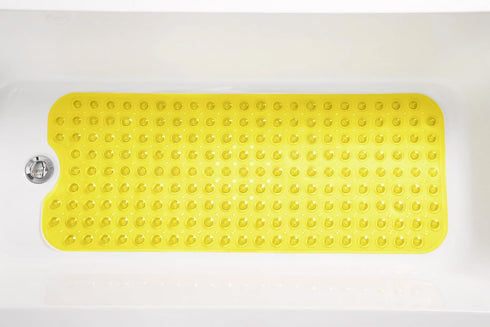 39x16 Extra-Long Non-Slip Bathtub & Shower Mat (Smooth/Non-Textured Tubs Only) Safe, Clean, Machine-Washable, Superior