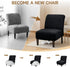 XIAROGEE Armless Armless 1) Teddy Wool Accent Chair Cover Soft Chair Slipcover Accent Chairs Covers without Arms