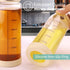 Matifaner Container(10 ozpack 2) Honey Dispenser No Drip, Maple Syrup Dispenser, Olecranon design, automatic