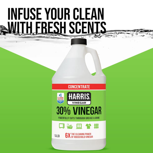 HARRIS 30% Vinegar Cleaner - Extra Strength All-Purpose Solution for Home & Garden