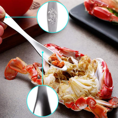 Stainless Steel Crab Crackers and Tools Set, Lobster Crackers and Picks for Shellfish