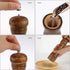 8 Inch Oak Wooden Pepper Mill Grinder - Refillable with Adjustable Coarse to Fine (1 Pack)