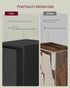 2-Tier 9.4 7.9 25.2 Inches, ULBC522B01 VASAGLE Custos Collection - Bookshelf, Bookcase, Book Shelf, Open Storage Shelf