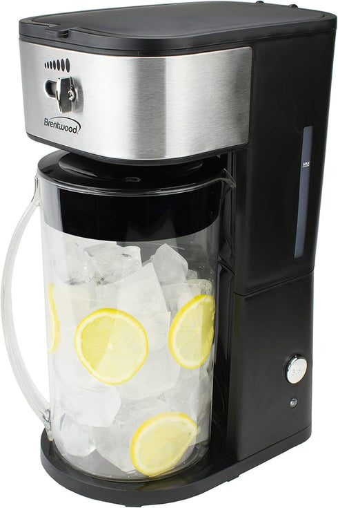 Brentwood KT-2150BK Iced Tea and Coffee Maker - 64 Ounce Pitcher, Black