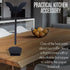CEFLITECO Countertop Bat Paper Towel Holder - Halloween Decor for Kitchen and Bathroom - Gothic Home Decor for Oddities