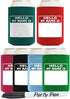 Personalized Can Cooler Hello My Name is Name Tag Set, 6-Pack Can Drink Sleeves and Marker