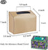 Towel(1-Gold) LIZIMANDU Leather Cover for Disposable Paper Hand Towel Box, Compatible with Kleenex Paper Hand