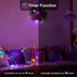 1 Pack 16.4ft 50 Ariceleo Battery Operated String Lights with Timer, Multi Color with Synchronized Twinkle Mode, Fairy