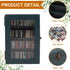 CLVTREBETO 100pcs Anxiety Mini Bookshelf Ornament with Mini Books | Miniature Bookshelf Decor |Shake Away Your Anxiety