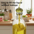 Bottle,4Pack 17 OZ 4 Pourer,2 1 8 (500ml) WERTIOO Olive Oil Dispenser Glass Oil Dispenser for Kitchen with Stainless