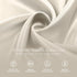 Tafts Pillow Cases - 100% Pure Mulberry 6A Silk Pillowcase for Hair & Skin, Ivory White, Queen 20x30, 1pc
