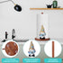 Countertop Home,4 Ocean Gnome Decorative Paper Towel Holder,Coastal Kitchen Decorative,Cute Gnome Wooden Paper Towel