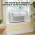17.5" 28.5" Adjustable AC Air Deflector, AC Vent Deflector, Direct Airflow Prevention, Extends to Length,Fits Most