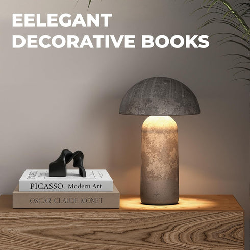 2Pcs (2Pcs-Tan) Decorative Books for Home Decor- Linen Decorative Boxes for Aesthetic Room Decoration, Modern Fake Book