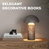 2Pcs (2Pcs-Tan) Decorative Books for Home Decor- Linen Decorative Boxes for Aesthetic Room Decoration, Modern Fake Book