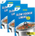 Small Slow Cooker Liners, Disposable Cooking Bags for 1QT to 3QT Pots (48)