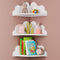Cloud Floating Corner Shelves - Set of 3 Cloud Corner Wall Shelves