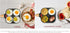 Juvenixs 4-Cup Egg Frying Pan, Nonstick Skillet for Breakfast, Pancakes, Suitable for Gas & Induction Cookware (Black)