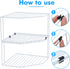 AKAZA 2Pcs 2-Tier Counter Corner Stackable Organizer Shelf for Kitchen - Cabinet Storage Shelf Rack, ShelvesKitchen