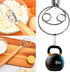 Danish Dough Whisk Wooden Bread Whisk with Stainless Steel Dough Hook - Traditional Dutch Whisk - Dough Mixer Hand Tool & Sourdough Bread Making Tools and Supplies by MAXJOY