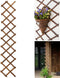 Wooden Lattice Wall-Expandable Plant Garden Trellis for Climbing Plants Outdoor Air Plant