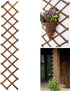 Wooden Lattice Wall-Expandable Plant Garden Trellis for Climbing Plants Outdoor Air Plant