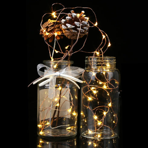 6 Pack 7.2ft 20 TenSteed Fairy Lights Battery Operated Fairy String Lights Firefly Lights LED Starry String Lights LEDs