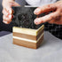 UPKOCH 4" Square Mousse Mold, Stainless Steel Cake Ring for Tiramisu Cheesecake, Dishwasher-Safe