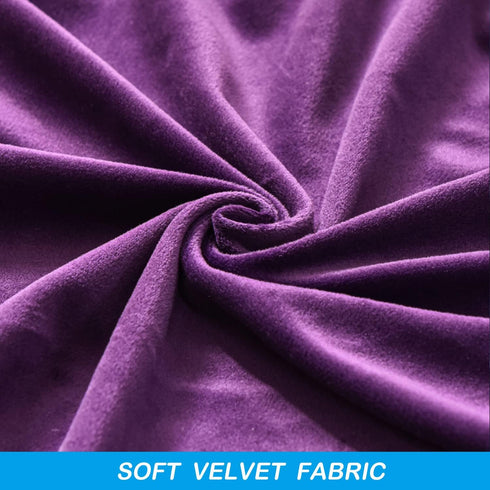 OBCREAT Armless Armless Accent Chair Cover,High Stretch Slipper Chair Slipcovers Soft Velvet Chair Covers with Elastic