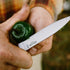 Opinel No. 112 Paring Knives 2 Piece Set, Sandvik 12C27 Steel, Beechwood Handles, Made in France