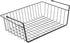 Under Shelf Basket, 6PCS Hanging Storage Baskets for Pantry, Cupboard, Laundry Room, Space Saving Organizer, Black
