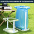 15PCS Portable Trash Bag Holder Foldable & Lightweight Trash Bag Stand, Collapsible Trash Can for Camping, Outdoor, Car