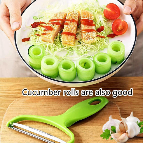 Vegetable Peeler Cabbage Cutting Machine MOANLMY Stainless Steel Peeling Knife Gadget for Shredded Cabbage Coleslaw