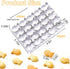 AIERSA 2Pcs Gold Fish Cracker,25 Cavity Fish Cookie Cutter,Mini Gold Fish Shapes Molds for Cookie,Non-stick Dough, Stainless Steels Cookie Cutters Mold for Baking