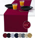 Akutana 90 inch, Red Table Runner Outdoor Dining Table Runners, Burgundy Waterproof Long Dresser Scarf, Cranberry