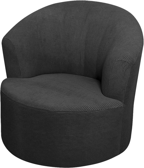 SZJIAHTM Round Club Swivel Barrel Chair Cover Modern Accent Round Club Armchair Slipcover