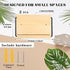 2 Hallway(9.84'' Mifoci Pcs Wall Mounted Shoe Rack Organizer Wooden Modern Compact Wall Space Saving Shoe Holder
