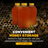 2 lb 12-Pack Mann Lake Refillable Hourglass Honey Jars | Plastic Containers with Yellow Flip-Top Lids | Empty Bottles