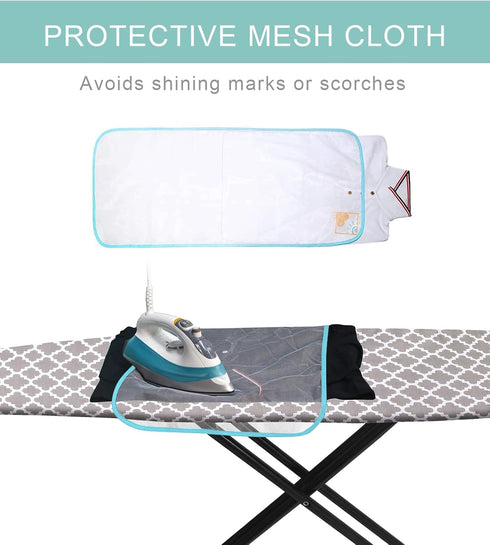 Dalykate 15x54 Ironing Board Cover and Pad with Elastic Edge, Scorch and Stain Resistant Thick Padding, 4 Fasteners