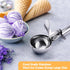 Ice Cream Scoop, Stainless Steel with Trigger, Large 5.25 Tbsp Cookie Scoop for Baking