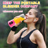 GUCABE Portable Blender, Personal Blender for Milkshakes and Smoothies, Mini Juice Blender with USB Charging, 380ML,