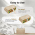 QUISBE (Beige-2 Pack) Tissue Box Cover Holder Compatible with Kleenex Disposable Paper Hand Towels, Leather Paper Towel