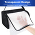 Homakover Kitchen Paper Towel Holder, Hanging Paper Towel Dispenser with Transparent Cover, Easy to Tear Papers