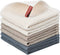 Nialnant 6 Pack Kitchen Towels and Dishcloths Sets,100% Cotton Soft Absorbent Quick